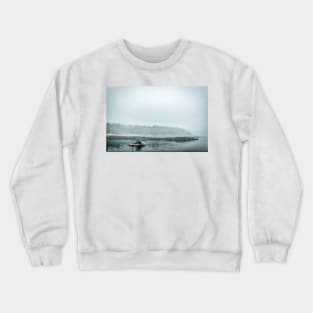 Foggy Morning on Schoodic Crewneck Sweatshirt